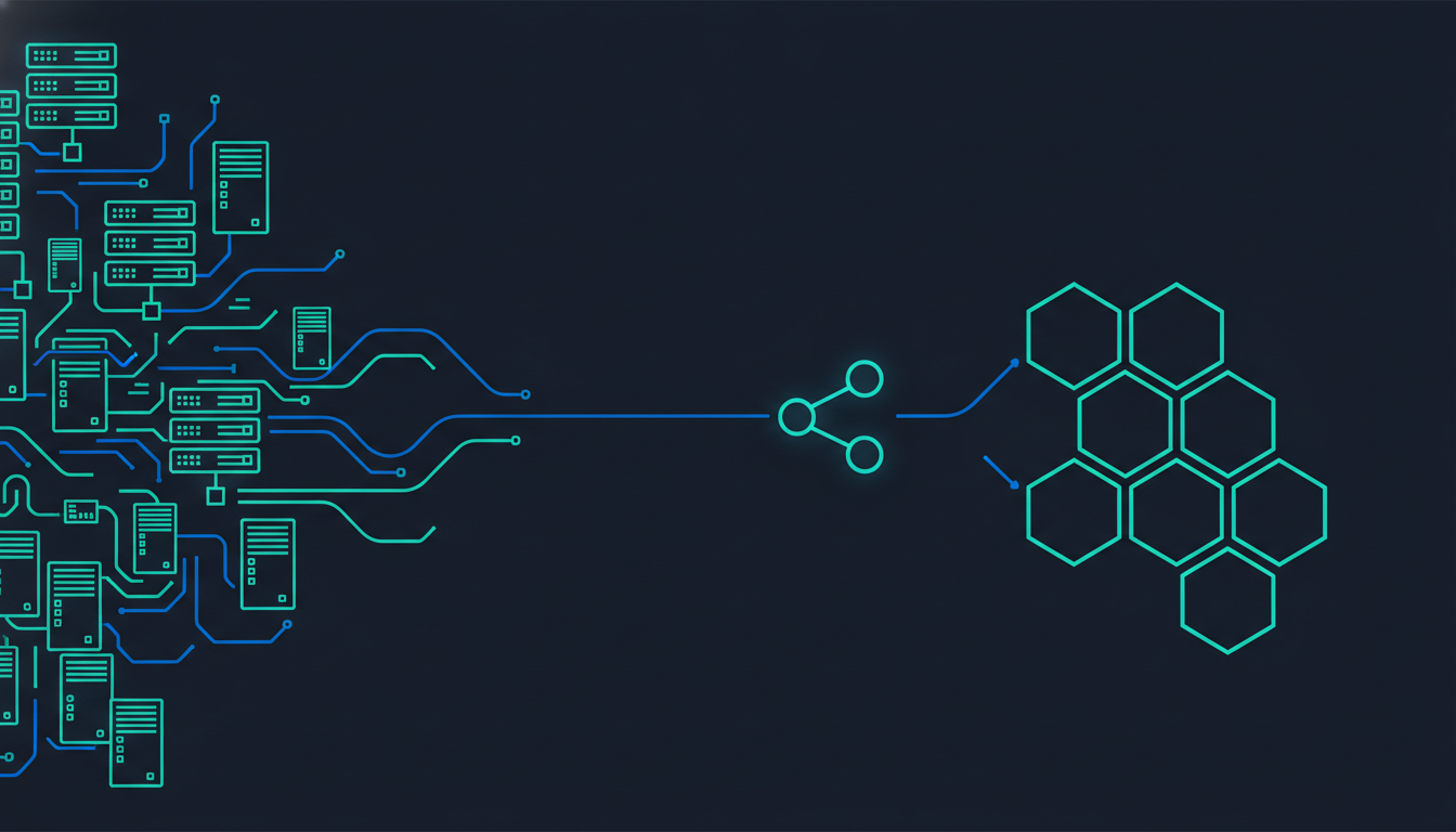 Illustration of migrating from a DigitalOcean droplet to a managed Kubernetes deployment platform