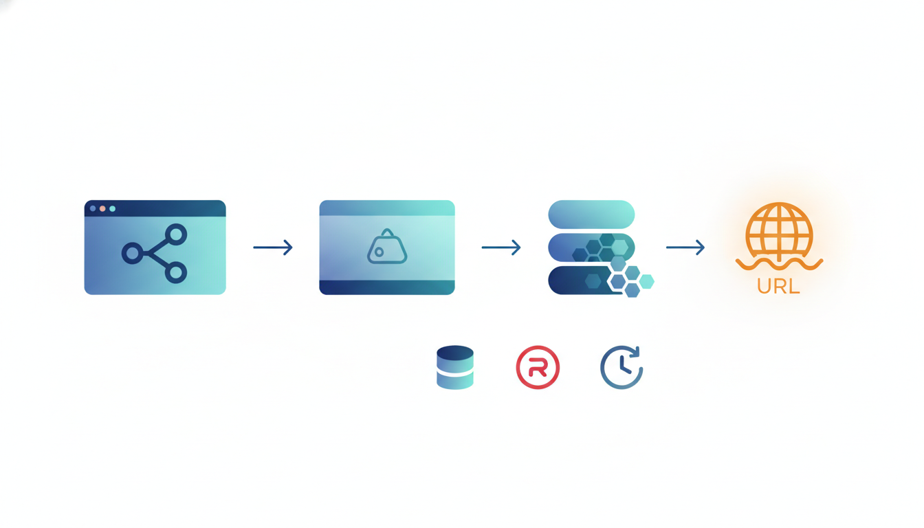 Diagram of a modern git-push-to-live deployment flow as a Heroku replacement